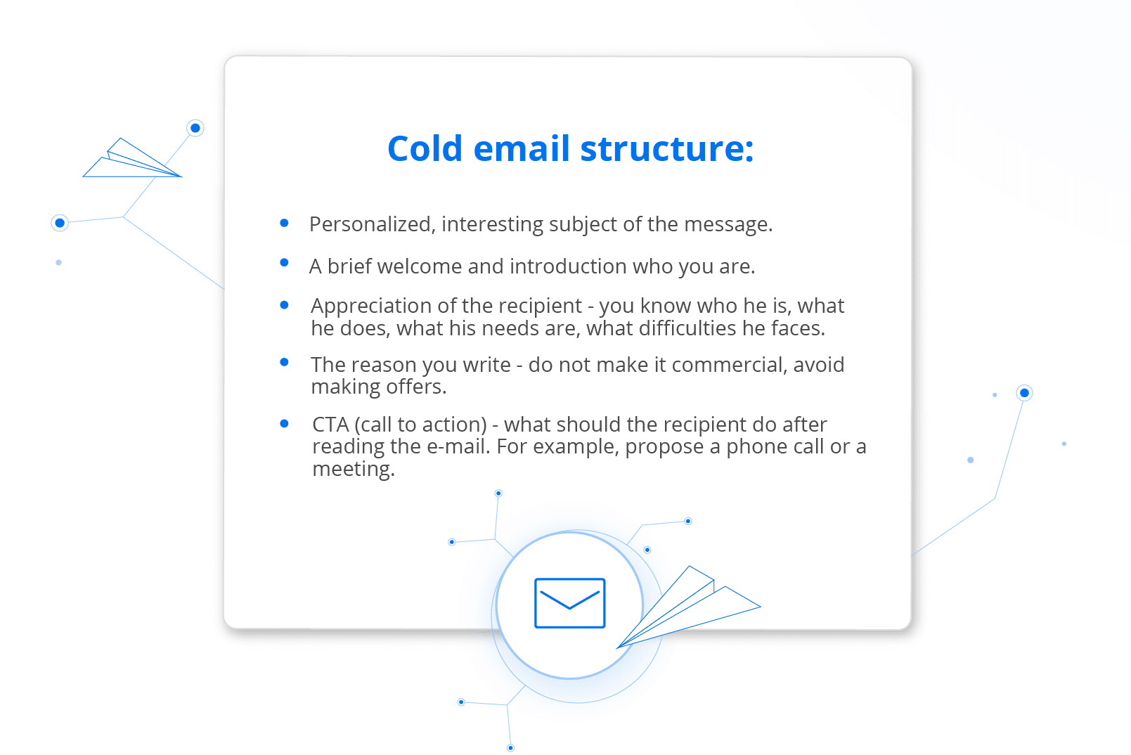 How to create an effective cold email?